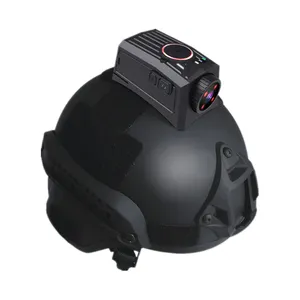 Câmera do capacete 4g de visão noturna, suporte remoto relógio em tempo real com wifi e gps