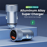 Nouveau chargeur de voiture PD30W 2026, mini adaptateur DC pour voiture, charge rapide QC3.0, chargeurs USB-C pour téléphone et tablette, kit de câbles de chargeur de voiture Type C