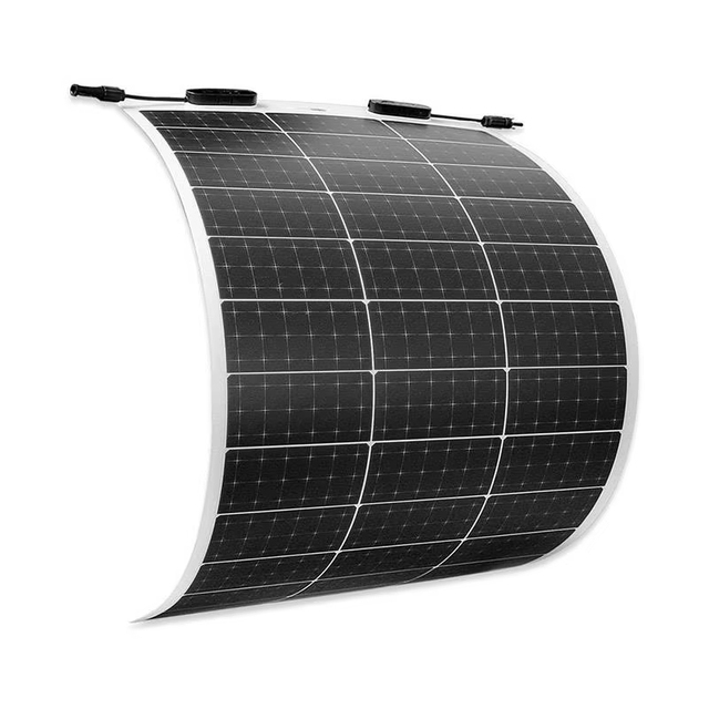 High Efficiency 22% Flexible Solar Module 210W 12V Semi-Rigid Solar Panels with Cables PET Material