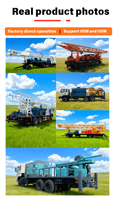 ZHIZUAN Foreuse hydraulique diesel sur chenilles pour forage de puits d'eau et de mines, profondeur max. 1100m, pompe 220V, facile à utiliser