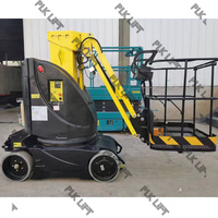 Platform Pengangkat 9.2m dengan Tinggi Angkat, Compact Articulated Self Propelled Cherry Picker Jib Boom Lift