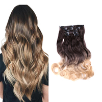 Extensions de queue de cheval de haute qualité, 17 pouces, 130g, lot de 6, coupe ample, en stock, adaptées aux femmes, vente en gros disponible