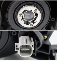 Faros de Repuesto Para Toyota RAV4 2006 2007 2008 Lámparas en Negro TO2519106 8113042331