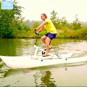Bateau gonflable en forme de banane pour 1 personne, avec cadre en aluminium et ponton rond, pour sports nautiques en plein air, fabriqué en Chine par Lumark. - Product Image 1