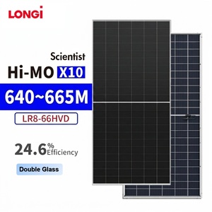 Módulos Fotovoltaicos LONGi Hi-<span class=keywords><strong>MO</strong></span> X10 Scientist de Doble Cristal, Panel Solar de 640-665W, Potencia Máxima de 650W, Máxima Eficiencia, Longi Hi-<span class=keywords><strong>mo</strong></span> X10 - Product Image 1