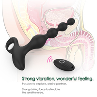 Masseur de prostate électrique de haute qualité, nouveau plug anal vibrant pour hommes, jouet sexuel masculin télécommandé OEM
