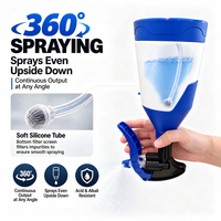 Bouteille pulvérisatrice à gâchette en HDPE de 650 ml, buse réglable, pulvérisation de la brume au jet, pulvérisation à 360 degrés, nettoyage de voitures, jardinage, bouteille pulvérisatrice multicolores