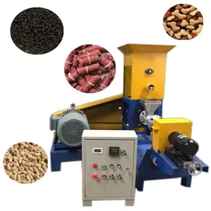 Extrusor de alimentação para animais, extrusor flutuante de processamento de alimentação para máquina diesel de entrega rápida
