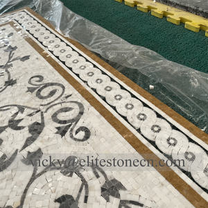 Kristall marmor Travertin Einfache Mosaik fliesen Grenzen Muster - Product Image 4