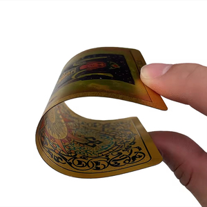 YY 2026 Nouveau Tarot Hanshin Blue Moon Smith 78 cartes plastique étanche feuille or jeu boîte couleur - Product Image 3