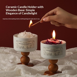 Vela aromática de lujo en frasco de cerámica, de larga duración, regalo para el hogar, aroma para San Valentín, bodas, cumpleaños y fiestas. - Product Image 6