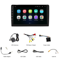 Lecteur multimédia DVD de voiture Android 10.0 universel de 7 pouces, radio, vidéo, système stéréo, système de navigation pour unité principale universelle