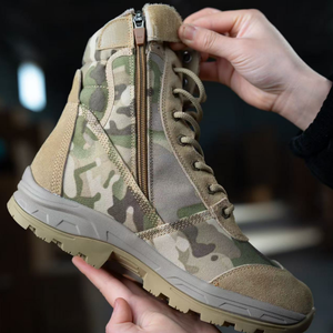 DFB0424 Stock4 seasons CP - Botas tácticas de lona con camuflaje, botas de caza, resistentes y duraderas - Product Image 5