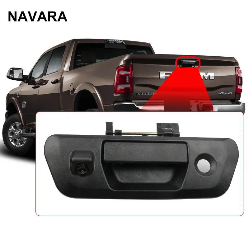 Fits Nissan Navara D23 NP 300 Card Rearview Parking Camera Rear Bezel Handle Backup Camera Replacement