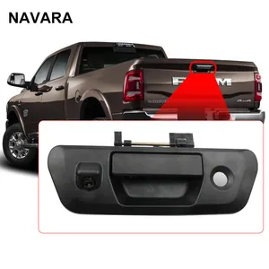 Se adapta a Nissan Navara D23 NP 300 tarjeta retrovisor cámara de estacionamiento bisel trasero manija reemplazo de cámara de respaldo