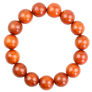 Rosewood <b>Bracelet</b> 15mm Round Beads Unisex Everyday Wear - Product Image 5