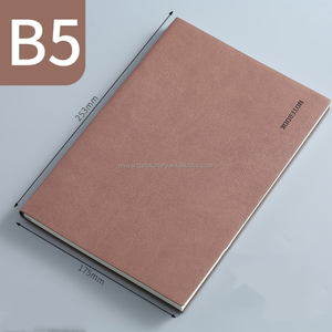 Tùy Chỉnh Tomoe Sông Kế Hoạch Máy Tính Xách Tay B5 Nâu Cổ Điển Vegan Da Softcover 100 Tờ Trường Máy Tính Xách Tay Chủ Đề May Ràng Buộc - Product Image 1