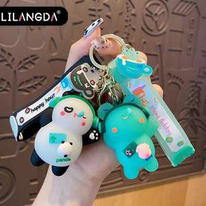 2025 Hot Sale High Quality Trendy Car Key Pendant Cute <b>Bag</b> Small Ornament Earphone Mengbao Epoxy Keychain - Product Image 4