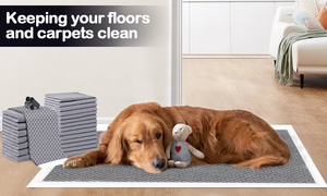 Almohadillas Absorbentes de Carbón de Bambú de 2000 ml para Mascotas, Pañales Desechables para Cachorros, Tapete de Carbón para Entrenamiento y Cuidado de Perros, para Higiene - Product Image 3