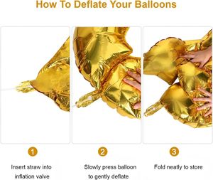 Hot Sale DIY Party Decoration Single Glossy Gold Silver Chain Link Number 0 Foil <b>Balloons</b> for Birthday Wedding Party - Product Image 3