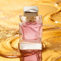 Vente en gros de flacons de parfum exclusifs en verre de 50 ml avec pulvérisateur à pompe et impression sérigraphique pour rehausser votre collection de parfums