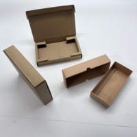 Boîte en carton kraft rigide, écologique, recyclable, sur mesure, avec couvercle supérieur et inférieur, gaufrage, pelliculage mat, dorure à chaud