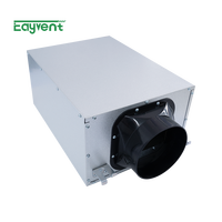 Ventilateur d'air frais canalisé 500m³/h, unité d'alimentation unidirectionnelle en ligne, boîtier en acier galvanisé, ventilation par conduit rond pour maison et bureau