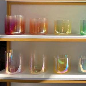 Cuencos Cantores de Cristal Puro al por Mayor, Color Transparente, 432/440Hz, Instrumento de Sanación Sonora para Chakras - Product Image 1