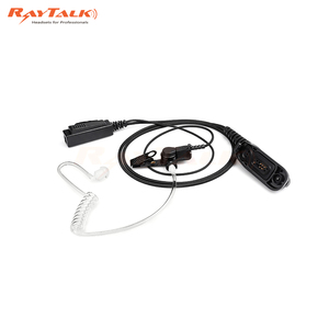 Casque radio FBI avec tube acoustique, écouteur bidirectionnel avec conception ENC sur l'oreille pour Motorola APX1000 APX8000 APX6000 - Product Image 3