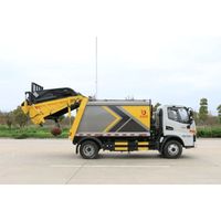 Camion compacteur de déchets Euro Standard JAC 4X2 6CBM, option LHD/RHD, véhicule de collecte des déchets pour l'Afrique et le Moyen-Orient