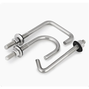 สลักเกลียวตะขอ L & <span class=keywords><strong>J</strong></span> เหล็กสเตนเลส18-8 A2-70 316 316L M16 M10 M8 - Product Image 4