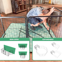 Enclos pour chien personnalisable avec logo et taille sur mesure, conception personnalisée par échantillon photo, répond aux besoins du marché, panneau de clôture pour chien certifié CE ISO