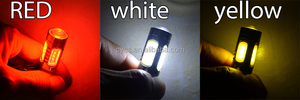 Đỏ trắng vàng lần lượt tín hiệu xe ánh sáng phụ kiện công suất cao 1157 BAY15D COB 7.5W Led Đuôi phanh dừng & đảo ngược đèn - Product Image 5