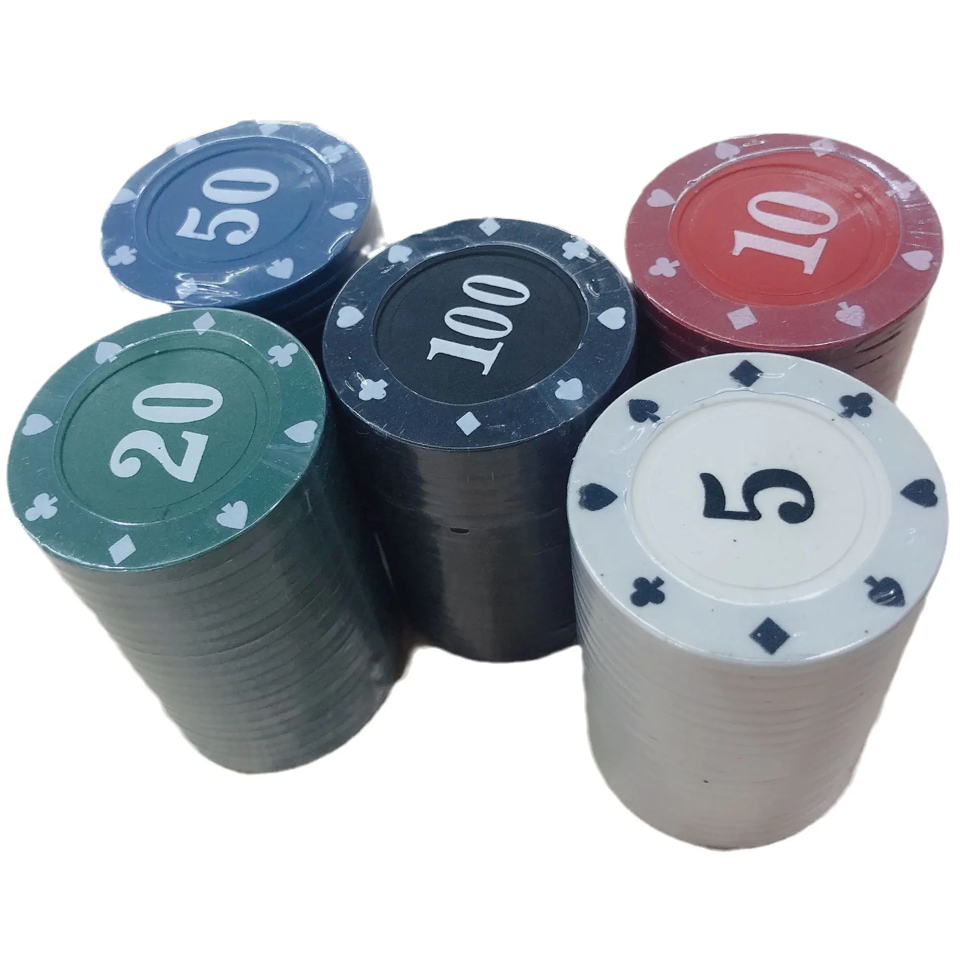 Benutzer definierte hochwertige 14g Casino Keramik Ton Poker Chips Keramik Poker Chips Günstige Kunststoff Poker Chips Set