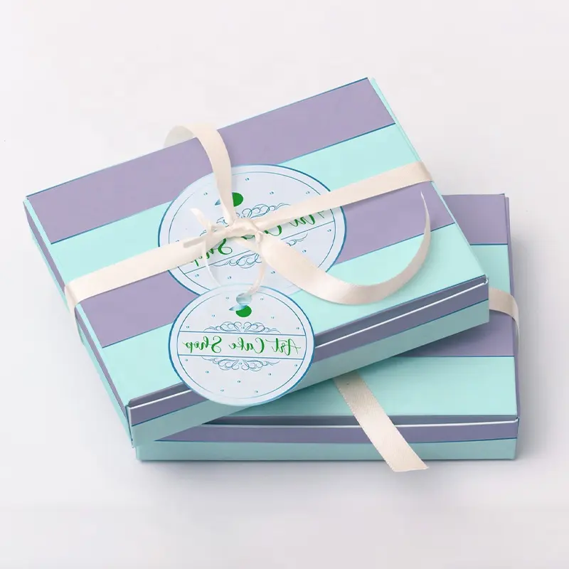 Özel küçük tatlı ambalaj düğün şeker çikolata Papercard hediye kurdelalı kutu
