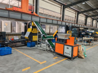 Machine de recyclage de fil de cuivre ACCE 100-150 kg/h pour les déchets de voitures et industriels, certifiée CE, garantie 1 an