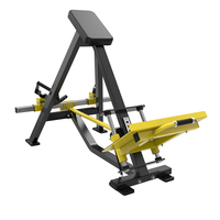 Máquina de remo comercial Brtw con barra en T lineal, carga de discos, remo inclinado para entrenamiento de espalda, equipo de gimnasio de alta resistencia