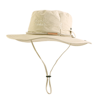 Logo personnalisé en gros chapeau de soleil à large bord chapeaux seau d'été avec protection UV UPF 50 + pêche randonnée chapeaux de plage pour femmes hommes