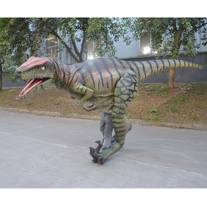 Costumes réalistes accueillis populaires extérieurs de Raptor de dinosaure pour la partie d'enfants - Product Image 6