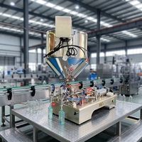 BANMO Bestseller Machine de remplissage à double buse à piston, avec trémie chauffée et enveloppe chauffante en acier inoxydable, pour liquides visqueux