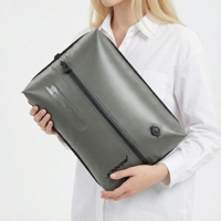 Sac de rangement sous vide à fermeture éclair personnalisable, durable, réutilisable et tendance pour les voyages, les déménagements, le stockage saisonnier, l'économie d'espace