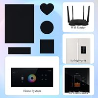 Film intelligent à intensité variable avec taille personnalisable et plusieurs couleurs, bloque la lumière forte pour une meilleure intimité sur les fenêtres et les portes
