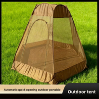Moustiquaire de camping automatique prête à l'emploi, respirante, en tissu Oxford, 1500-2000 mm, imperméable, quatre saisons, pour deux personnes