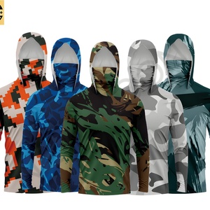 Chemise de pêche pour homme personnalisée par sublimation, protection solaire UPF 50+, respirante, anti-UV, manches longues, séchage rapide, camouflage, combinaison de pêche - Product Image 3