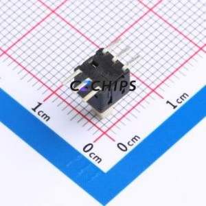 PS-5850SVB-6PLW Push Button Switch SMD Switch Self-Locking Rectangle Plunger 500mA 24V - Product Image 2