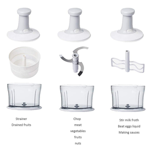Kitchen Meat Grinder Veggies Garlic Onion Cutter Food Processor Manual Push Hand Press <strong>Vegetable</strong> <strong>Chopper</strong> - Product Image 6