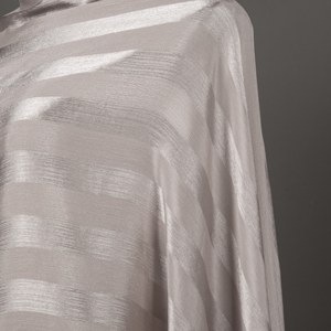 Tela de poliéster transpirable y antiestática con estampado a cuadros y rayas, ideal para bufandas de mujer y prendas de noche, éxito de ventas A7. - Product Image 2