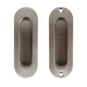 Poignée dissimulée avec loquet intégré, barre en fer/aluminium, pieds en zinc, poignée allongée, moderne et durable, pour armoires, placards coulissants et commodes - Product Image 1