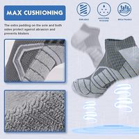 Chaussettes de sport personnalisées sans couture pour le cyclisme et la course à pied, tricotées, durables, amortissantes, respirantes, absorbant la transpiration, hauteur mi-mollet, pour l'été