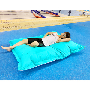 Housse de pouf flottant imperméable en tissu moderne pour <span class=keywords><strong>piscine</strong></span>, 140*180 cm, grand <span class=keywords><strong>coussin</strong></span> carré, chaise longue d'extérieur confortable - Product Image 5